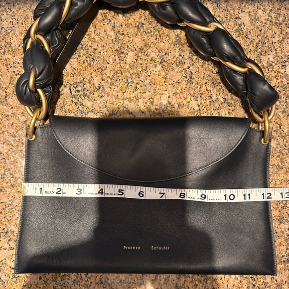 Proenza Schouler Black Shoulder Bag with Gold Chain Stunning Bag 😍 - Picture 7 of 15